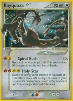 Rayquaza Gold Star (DX 107)
EX Deoxys