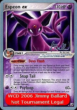 Espeon ex (WCD06 UF 102)
WCD 2006