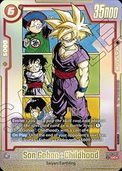 Son Gohan : Childhood (SB02-007) [Fusion World]
Unnumbered Promos [Fusion World]