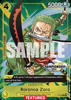Roronoa Zoro (P-042) (V.3)
Promos