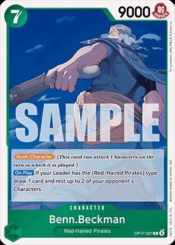 Benn.Beckman (OP17-027) (V.1)
The World’s Strongest Warriors