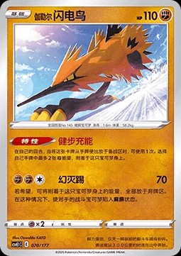 Galarian Zapdos (CSVE1C 070)
Battle Party Dream Together