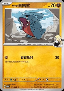 Cynthia's Gible (CSV10C 111)
Chasing Glory Together
