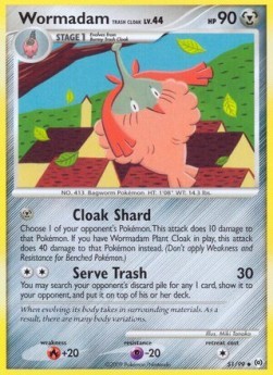 Wormadam Trash Cloak Lv.44 (AR 51)
Arceus