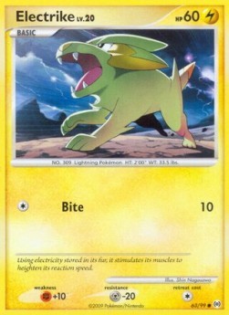 Electrike Lv.20 (AR 63)
Arceus