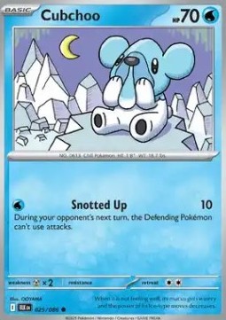 Cubchoo (BLK 025)
Black Bolt