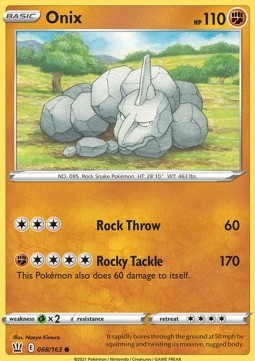 Onix (BST 68)
Battle Styles