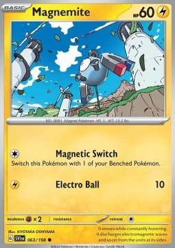 Magnemite (SVI 063)
Scarlet & Violet