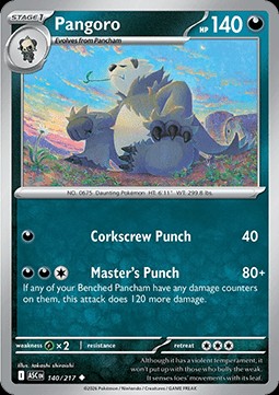 Pangoro (ASC 140)
Ascended Heroes