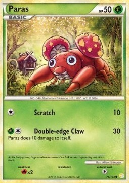 Paras (HS 76)
HeartGold & SoulSilver