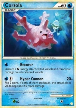 Corsola (HS 37)
HeartGold & SoulSilver