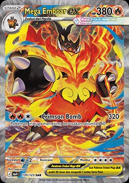 Mega Emboar ex (MA4 170)
Void Blast
