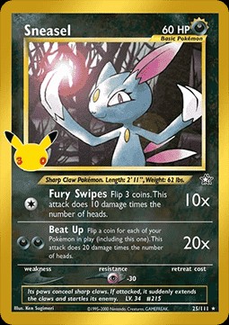 Sneasel (30C NG 25)
30th Celebration
