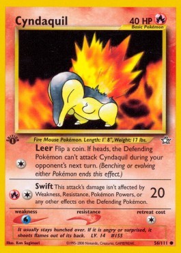 Cyndaquil (NG 56)
Neo Genesis