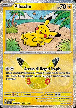 Pikachu (MA6 043)
30th Celebration Indonesian & Thai