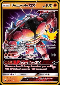 Buzzwole GX (30C CIN 57)
30th Celebration