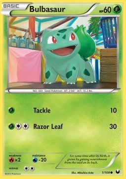 Bulbasaur (DEX 1)
Dark Explorers