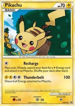 Pikachu (HGSS 03)
HGSS Black Star Promos