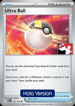 Ultra Ball (PPS9 MEG 131)
Play! Pokémon Prize Pack Series Nine