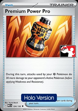 Premium Power Pro (PPS9 MEG 124)
Play! Pokémon Prize Pack Series Nine
