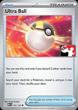 Ultra Ball (PPS9 MEG 131)
Play! Pokémon Prize Pack Series Nine