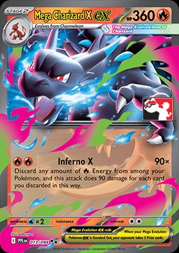 Mega Charizard X ex (PPS9 PFL 013)
Play! Pokémon Prize Pack Series Nine