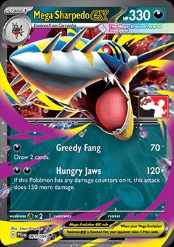 Mega Sharpedo ex (PPS9 PFL 061)
Play! Pokémon Prize Pack Series Nine