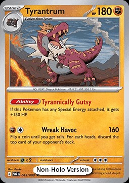 Tyrantrum (xPOR 045)
Perfect Order: Additionals