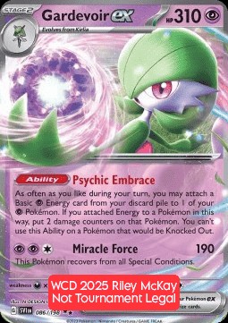 Gardevoir ex (WCD25)
WCD 2025