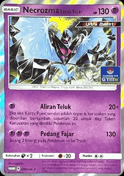 Dawn Wings Necrozma (SM-P/ID 099)
Sun & Moon Indonesian Promos