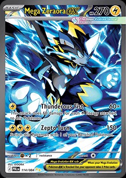 Mega Zeraora ex (PBL 114)
Pitch Black