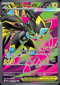 Mega Zeraora ex (PBL 098)
Pitch Black