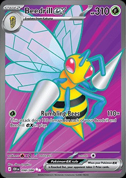 Beedrill ex (CRI 098)
Chaos Rising