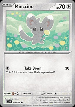 Minccino (CRI 072)
Chaos Rising