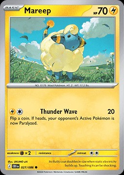 Mareep (CRI 027)
Chaos Rising