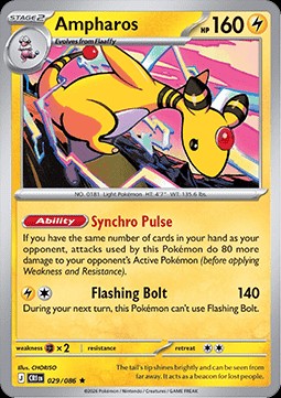 Ampharos (CRI 029)
Chaos Rising