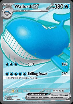 Wailord ex (PBL 097)
Pitch Black