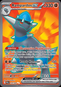 Rampardos ex (PBL 100)
Pitch Black