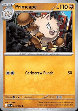 Primeape (PBL 043)
Pitch Black