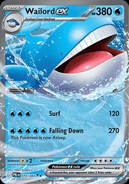 Wailord ex (PBL 016)
Pitch Black