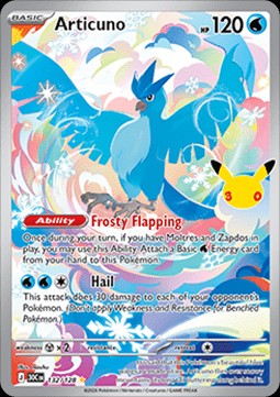 Articuno (30C 132)
30th Celebration