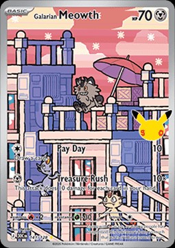Galarian Meowth (30C 141)
30th Celebration