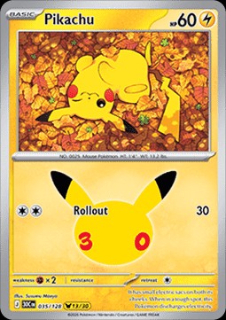 Pikachu (30C 035)
30th Celebration