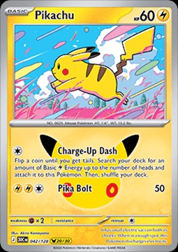 Pikachu (30C 042)
30th Celebration