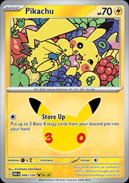 Pikachu (30C 048)
30th Celebration