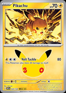 Pikachu (30C 024)
30th Celebration