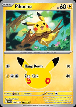 Pikachu (30C 041)
30th Celebration