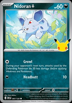 Nidoran [F] (30C 087)
30th Celebration