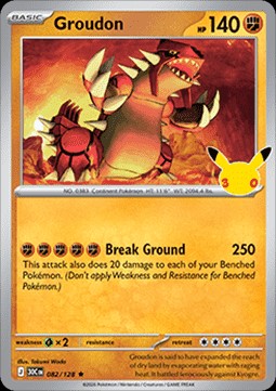 Groudon (30C 082)
30th Celebration