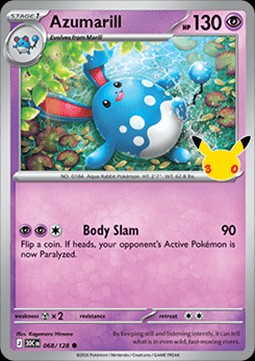 Azumarill (30C 068)
30th Celebration